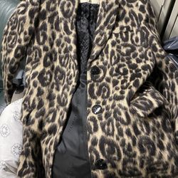 Burberry Long Fur Coat 