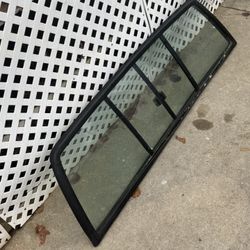 rear window glass for Nissan D21 1997