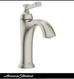 American Standard Rumson Single Hole Single-Handle Bathroom Faucet in Brushed Nickel