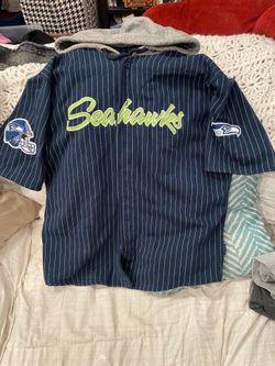 Seattle seahawk jersey hoodie shorts leave