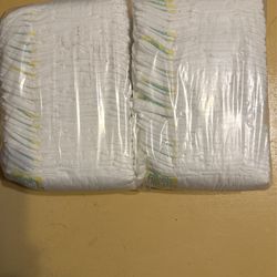 64. Pampers size one diapers.