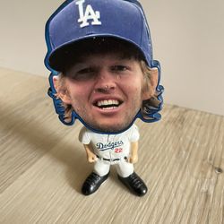 MLB Flat heads Los Angeles Dodgers Forever collectibles Clayton Kershaw action figure
