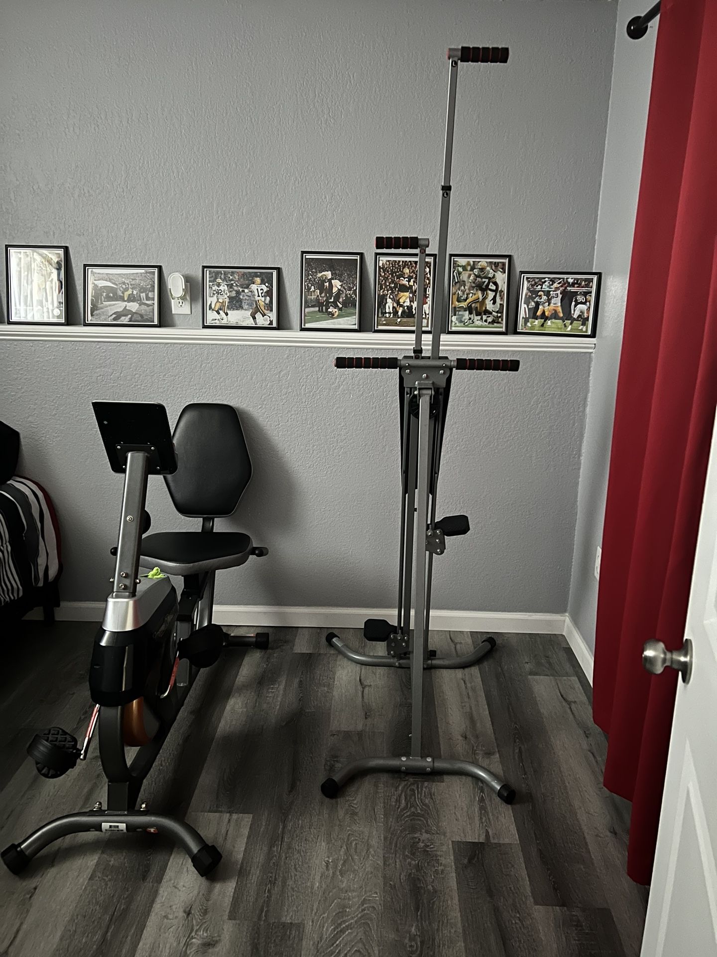 Exercise Bike And Matrix Climber