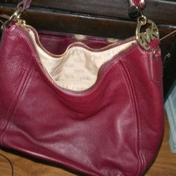 Michael Kors Hobo Leather Bag