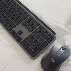 Logi multi device mouse and keyboard with backlit