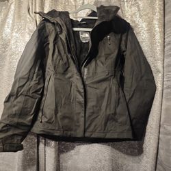Black North Face Insulated Jacket Size S