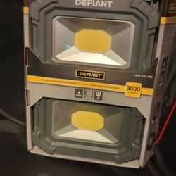Two Pack Magnetic Rechargeable Work Light
