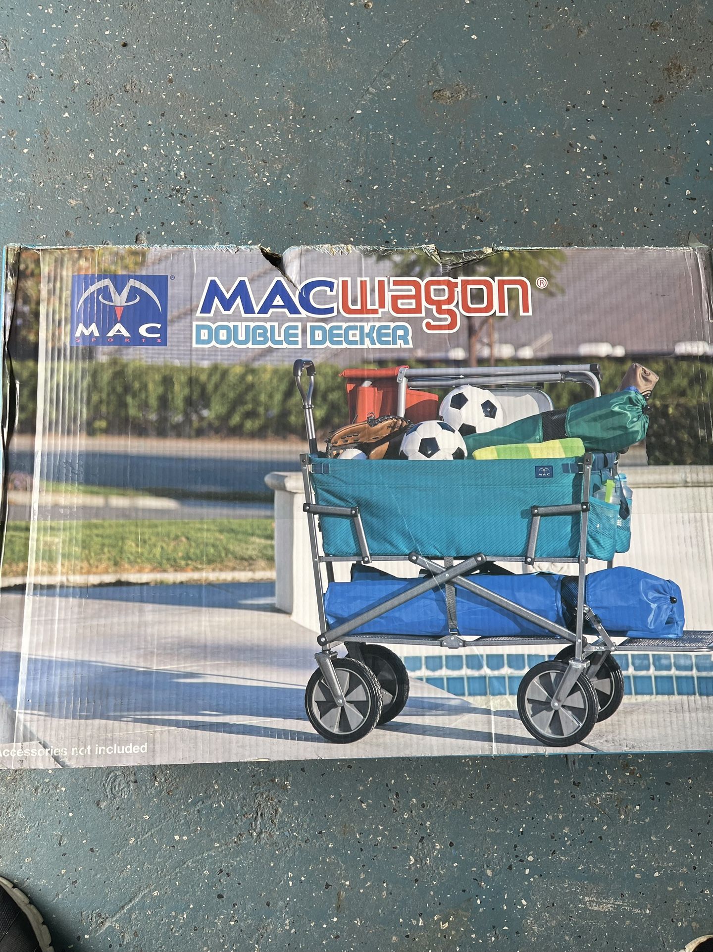 Macwagon Double Stroller 