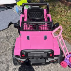 Pink Jeep For Kids