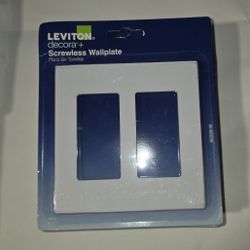 Decora Scrweless Wallplates 6 Available 