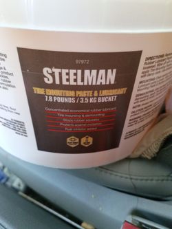 Tire mounting paste and lubricant