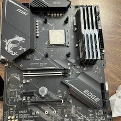 used computer parts for sale-Ryzen 7 3800x, MSI b550 gaming edge wifi, g.skill trident z 32gb ddr4 3600, Kraken X63 240mm AIO