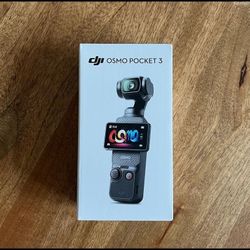 DJI Osmo Pocket 3 Complete Bundle, 4K Handheld 3-Axis Gimbal Stabilizer, Like New