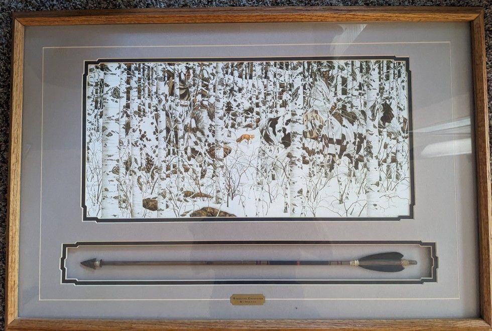Bev Doolittle Woodland Encounter Framed With Arrow 