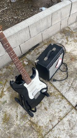 Guitar and amp