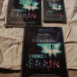 Broken Brain Oop Dvd Rare Plus Book . And Workbook Helping Brain Power Dvd 