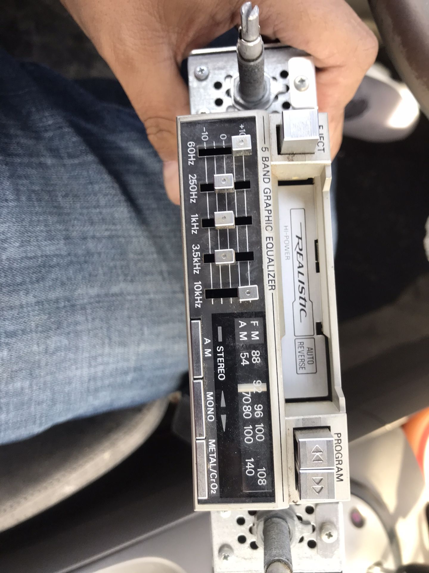 Realistic Cassette car stereo tape player