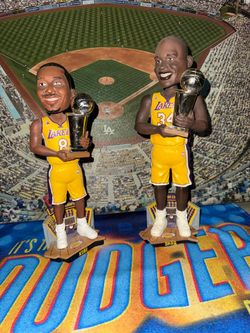 Lakers Kobe and shaq bobblehead Bobbleheads bobble heads bobble head