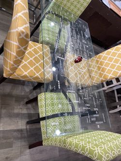 Dining table with chairs