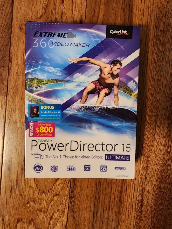 Power Director 15 Editing Software