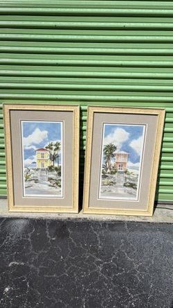 Frame with glass painting. Marcos con cristal price depends the piece .