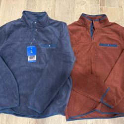 New- Two men’s Sweaters Size L