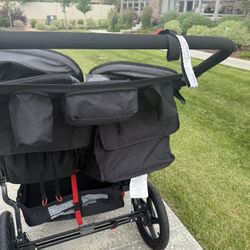 Double BOB Stroller With Adjustable Handlebar