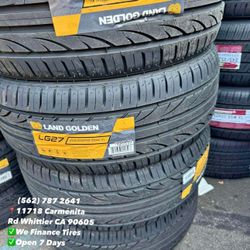 255/55R18 Land Golden Set of Tires Installed and Balanced Set de Llantas Nuevas Instaladas y Balanceadas