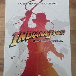 Indiana Jones 4 Movie Collection 4K Ultra HD Steelbooks