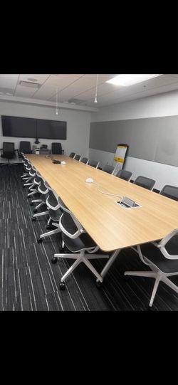 Steelcase Petro Conference Table & Matching Training Table Set