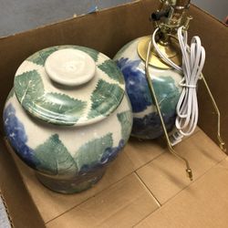 Chatham Pottery Vase And Lamp