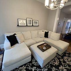 Off White Large Sectional Sofa