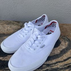 White Vans Size 11