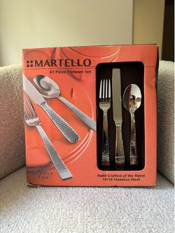 Ricci Argentieri "Martello" 45 Piece Flatware Set