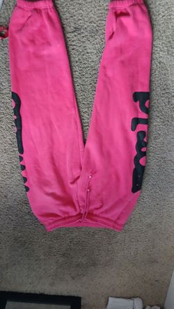 Pink sp5der sweats