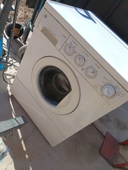 WASHER WORKING EXCELLENT WITH 6 MONTHS WARRANTY FRONT LOADER WITH DELIVERY INSTALLATION INCLUDED TOTAL PRICE $150 CASH ON DELIVERY PLEASE