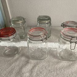 Antique Look Jars With Bail & Wire Closure $5. Each