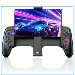 Switch 2 Controller, All-in-one Switch Pro Controller with 9-Axis Gyro, Hall Effect Joysticks, 6 Color RGB Lighting, Turbo, Macro