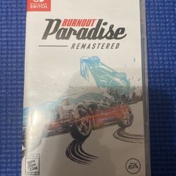 Burnout Paradise Remastered Nintendo Switch