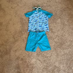 Kids Swim Suit_size XS Or S_120_for 7-8 Years Old