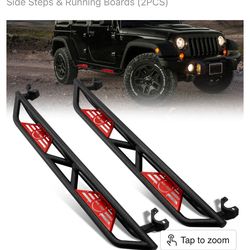 Step bars , running boards for Jeep wrangler JK, JKU 4dr