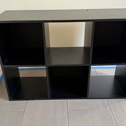 Black Cube Storage Shelf / Organizer – $35