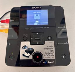 Sony Multi-Function DVD Recorder Model: VRD-MC6