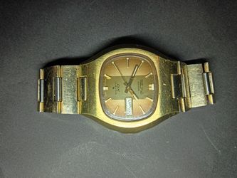 Seiko DDX Automatic 17 Jewels Gold Watch 1970s vintage