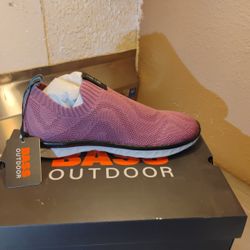 NIB BASS Outdoor Hex Knit Pull On 9.5 9 1/2 Rose In Color