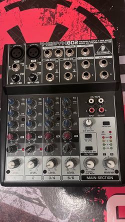 Behringer Xenyx 802 8 channel mixer