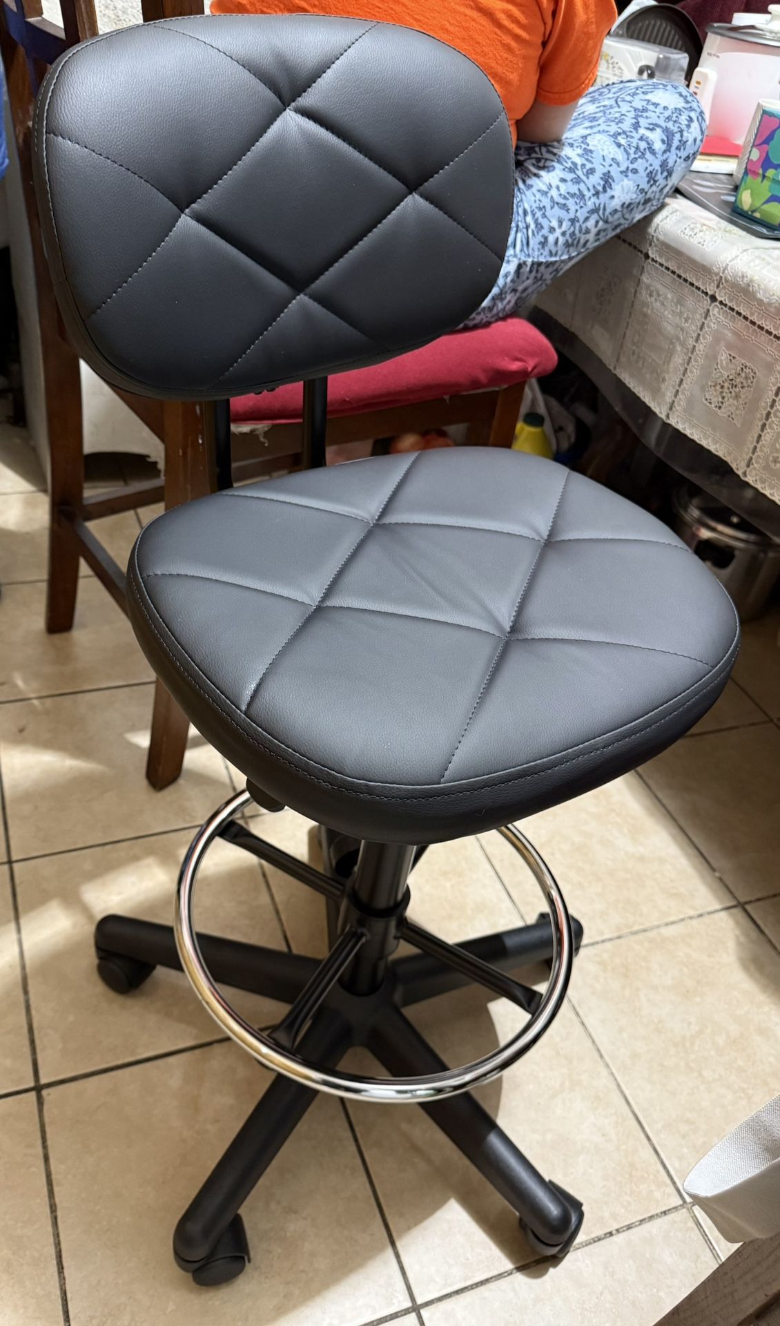 Rolling Bar Stool / chair