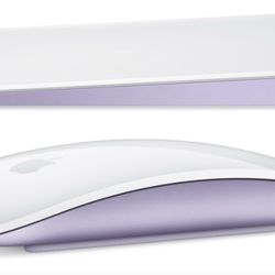 Apple Magic Mouse 2 & Magic Trackpad 2 (Purple) + Charging Cable
