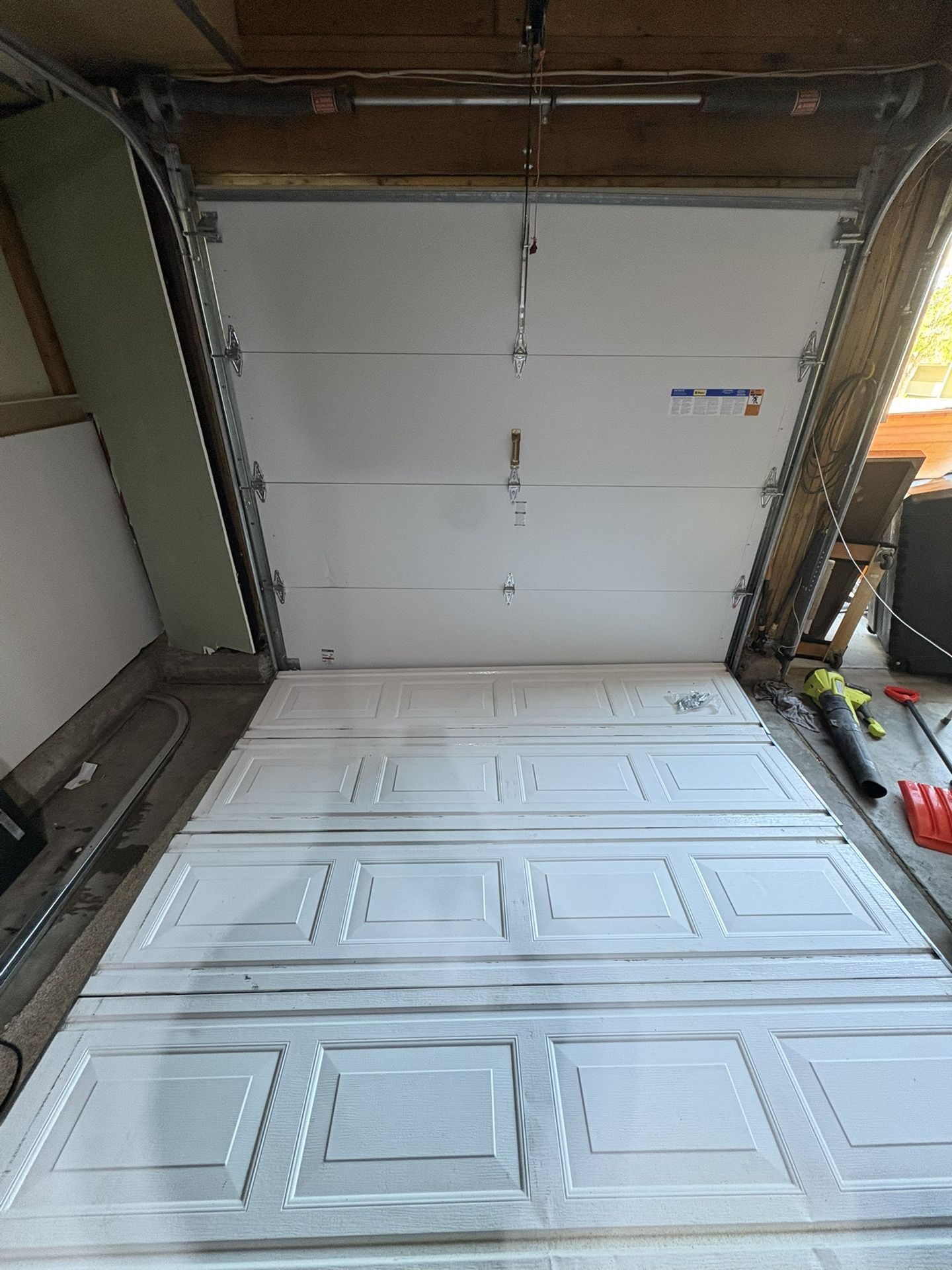 Single Car Garage Door + Door Opener