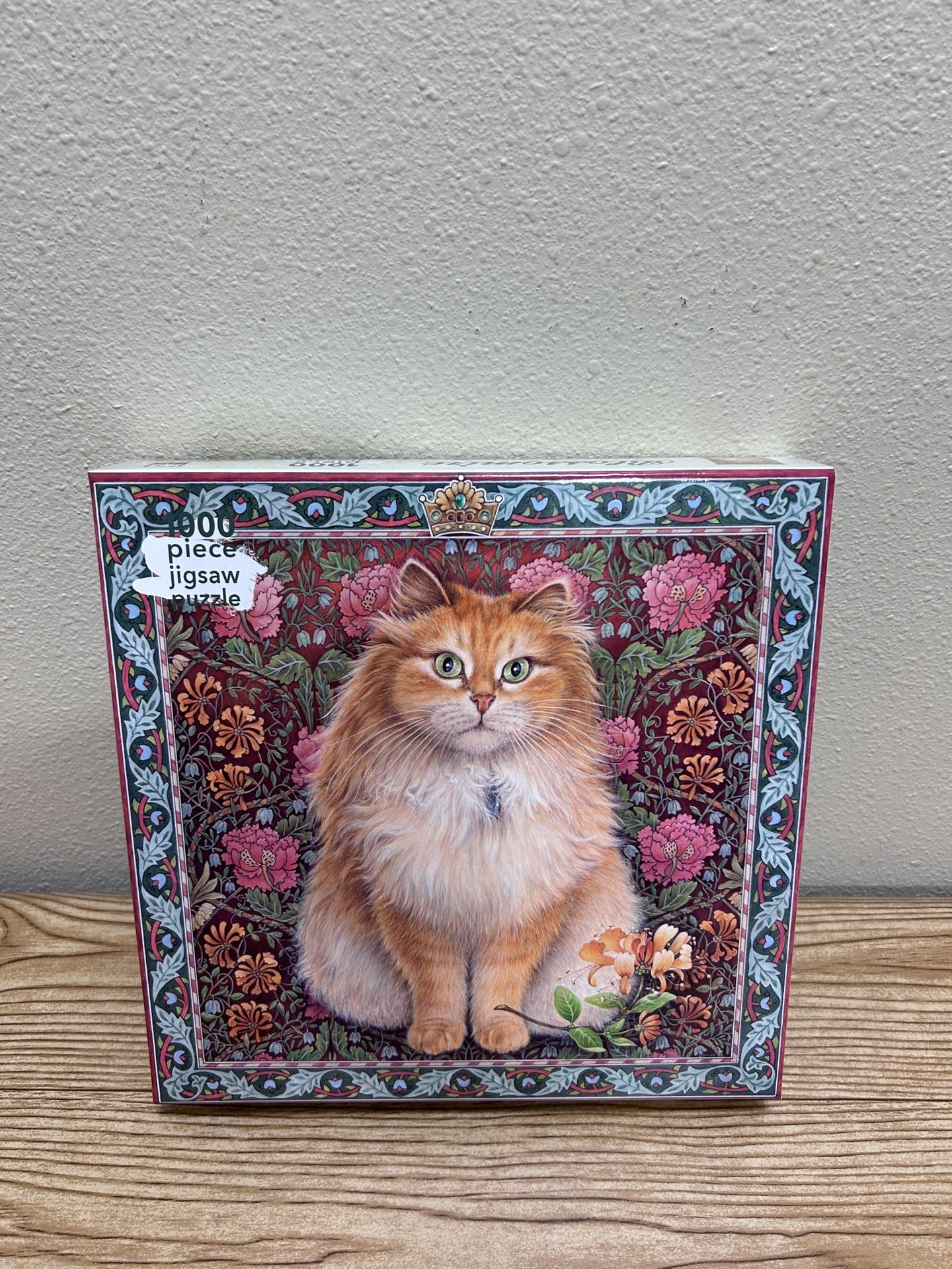 Blossomire Cat 1000 Piece Jigsaw Puzzle Lesley Anne Ivory Flame Tree Publishing